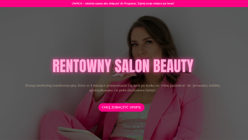 Margarette - Mentoring - Rentowny Salon Beauty